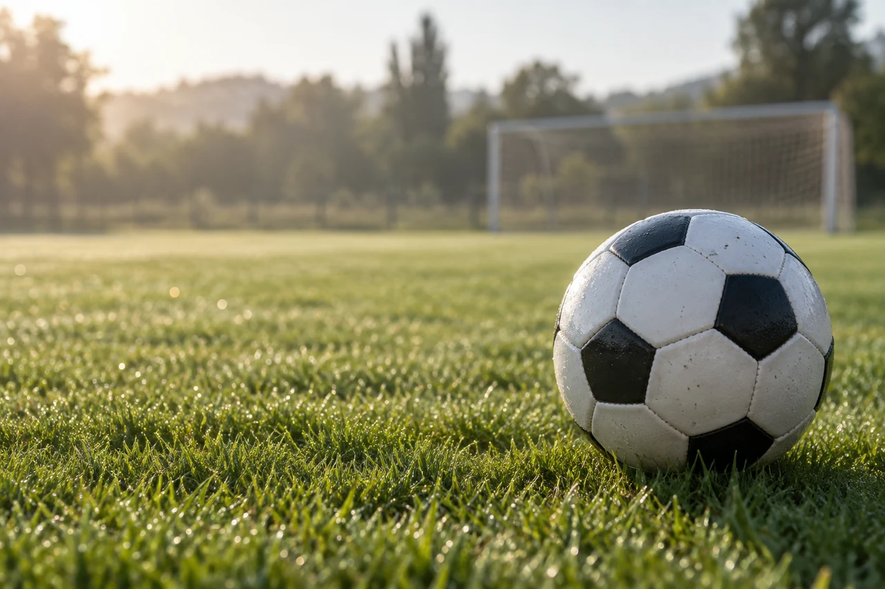 Fotbal — echipament sportiv, imagine ilustrativă